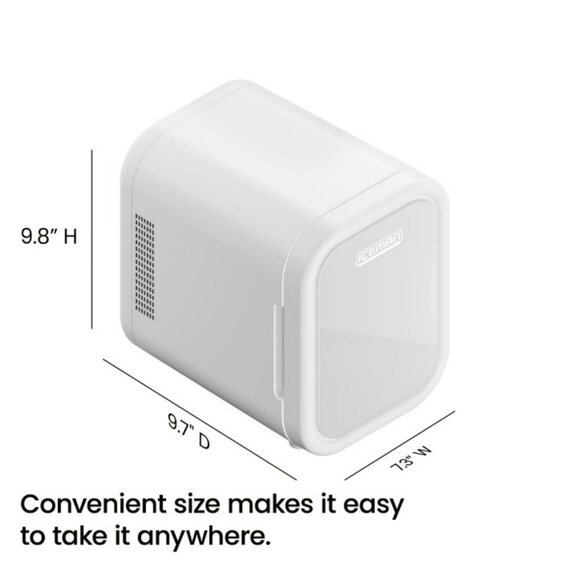 The Iceman RJ48-V2-6-WHITE Portable Mini Corded Electric Refrigerator - NWT - Picture 3 of 4